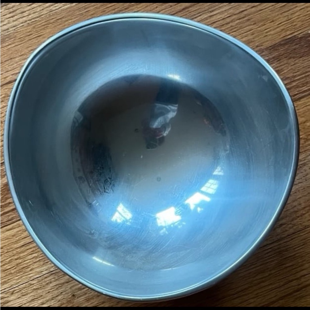 - Nambe classic 527 silver alloy art bowl